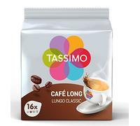 Tassimo Café Dosettes - 80 boissons Long Classique (lot de 5 x 16 boissons)