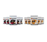 Tassimo Café Dosettes - 80 L'Or Espresso Splendente & 80 Grand Mère Petit Déjeuner (Lot de 5 x 16 Boissons Chacun)