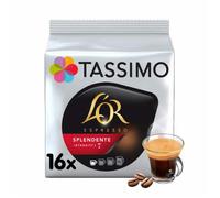 TASSIMO Café dosettes L'Or Espresso Splendente - Lot de 5 x 16 boissons