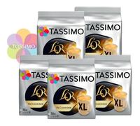TASSIMO Café dosettes L'Or XL Classique - Lot de 5 x 16 boissons