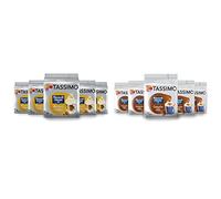 Tassimo Café Dosettes - Maxwell House Macchiato Caramel et Cappuccino Goût Choco (80 Boissons, Lot de 5 x 8)