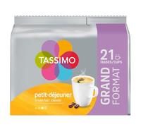 TASSIMO - Café Doux et Aromatique pour Matinée Revigorante, Dosettes Compatibles (21 unités) - Le lot de 3