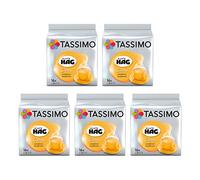 TASSIMO Cafe HAG Crema Decaffeinated Café Capsules T-Discs Paquet de 5, 80 Boissons