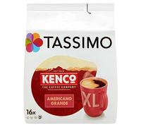 Tassimo Café Kenco Americano Grande XL – 16 dosettes Paquet de 5 (80 boissons)
