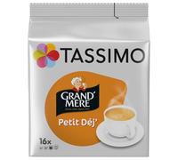 TASSIMO - Café Matinal Intense aux Arômes Ronds, Dosettes Compatibles pour un Réveil Parfait (16 pcs) - Le Lot De 3