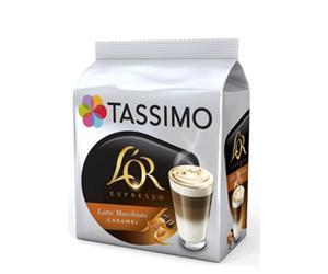 TASSIMO Carte Noire Café Latte Macchiato Caramel 16 Disques 475gm - Lot de-5