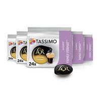 Tassimo, Format Familial, 120 Dosettes Café Long Classique L'OR, Compatibles avec les machines TASSIMO, 120 Cafés, Équilibré et Aromatique, 5 packs de 24 dosettes