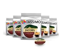 Tassimo Jacobs Caffe Crema Classico, T DISCS, 16 portions, 112 g, Lot de 5 (5 x 112 g)