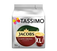 Tassimo Jacobs Caffè Crema Classico XL Capsules de Café 132 g