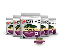Tassimo Jacobs Caffè Crema Intenso XL Lot de 5 paquets de 80 capsules de café 5 x 16 boissons