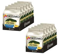 Tassimo Jacobs Caffè Crema Lot de 10 tubes de crème douce 10 x 89,6 g