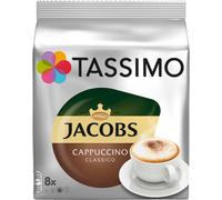 Tassimo Jacobs Cappuccino, Rainforest Alliance zertifiziert, 5er Pack, 5 x 16 T-Discs (8 Portionen)