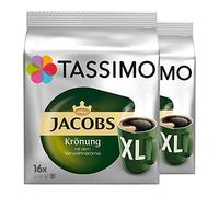 Tassimo Jacobs Couronnement XL Lot de 2 (2 x 16 portions)