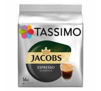 Tassimo Jacobs Espresso Classico, Kaffee, Kaffeekapsel, gemahlener Röstkaffee 5 x 16 T-Discs
