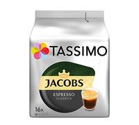 Tassimo Jacobs Espresso Classico Lot de 16 capsules de café 118 g