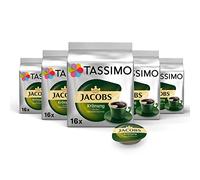 Tassimo Jacobs Krönung, Rainforest Alliance Vérifié, Lot de 5, 5 x 16 T-Discs