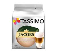 Tassimo Jacobs Lot de 5 capsules de café type latte macchiato Classico pour 8 boissons