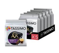 TASSIMO Café Dosettes - 80 Boissons L'Or Espresso Intense (Lot de 5 x 16 Boissons)