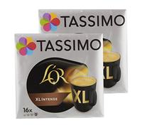 Tassimo L'Or XL Intense, Café en Capsules, Café Moulu Torréfié, 32 T-Discs