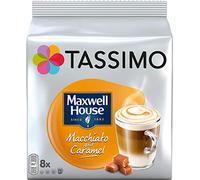 TASSIMO Maxwell House - Capsules de café au caramel de Macchiato (paquet de 15, 120 boissons)