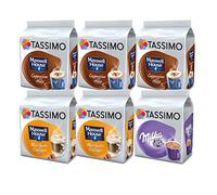Tassimo Maxwell House Choco / Caramel / Milka Hot Chocolate dosettes de café souples, lot de 6