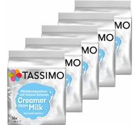 Tassimo Milchkomposition, Kaffee, Milchkapsel, Milchschaum, 5er Pack, 5 x 16 T-Discs
