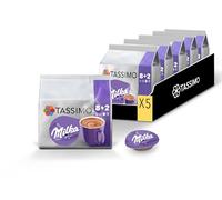 Tassimo MILKA Nouveau Format, 50 Dosettes, Chocolat au Lait Milka, Compatibles avec les machines TASSIMO, 5 packs de 10 dosettes
