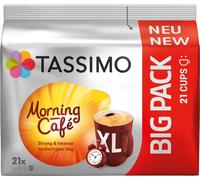 Tassimo Morning Café XL, Frühstücks Kaffee, Morgen Kaffeekapsel, Gemahlener Röstkaffee, 21 T-Discs
