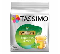 Tassimo Twinings Thé Vert à la Menthe, 16 T-Discs