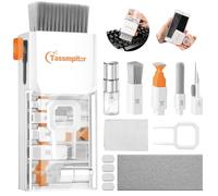 Tassmpitor GW-004 Kit de Nettoyage pour Ordinateur Portable, Clavier, Outil de Nettoyage électronique pour MacBook, iPad, téléphone, iPhone Pro, Brosse pour Tablette, Ordinateur, PC, lentille de