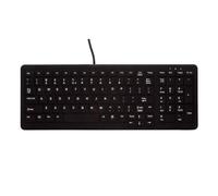 Active Key – Clavier AK-CB7000F USB filaire, membrane, QWERTZ (Allemand), noir