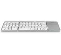 Tastatur Wireless 63 Ta. Faltbar Toch. De Silber