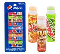 Taste Beauty Pepsi Lot de 10 baumes à lèvres aromatisés