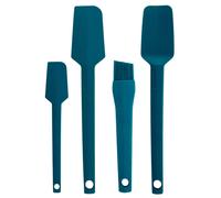Taste of Home 4 Pieds Sea Green Silicone Ustensile Set - Comprend la spatule Spoonula Basting / Brush et mini spatule