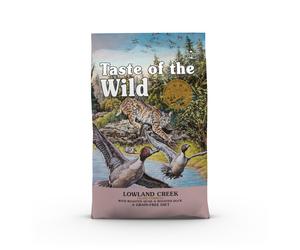 TASTE OF THE WILD Lowland Creek 6,6 kg Caille et canard cuits au four