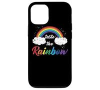 Taste The Rainbow Gay Lesbian Pride Trans sexualité Coque pour iPhone 12/12 Pro