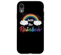 Taste The Rainbow Gay Lesbian Pride Trans sexualité Coque pour iPhone XR