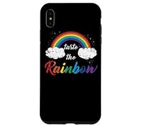 Taste The Rainbow Gay Lesbian Pride Trans sexualité Coque pour iPhone XS Max