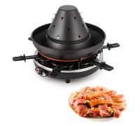 Taste Volcano 1500W Chapeau Tatare 6 Personnes Noir