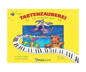 Tastenzauberei Sing- und Spielheft Band 1. Solo de Piano. Comprend Enregistrement(s) en ligne
