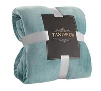 TASTHROW Couverture Polaire Flanelle Moelleuse et Épaisse, Jeté de Canapé Chaud et Doux en Peluche (Turquoise, 150x200cm)