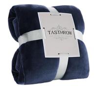 TASTHROW Marine Plaid Couverture Polaire Flanelle 150x200 cm, Grand Jeté de Canapé en Flanelle, Confortable Couverture Canapé Plaid Chaud et Doux