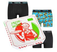 TASTIQ | Boxer pour homme Pizza | Coffret cadeau Boxer Briefs, Pizza., L