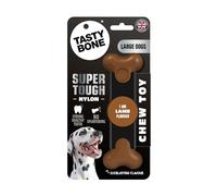 TASTY BONE Jouet en Nylon Ultra Robuste pour Chien à l'Agneau Grand