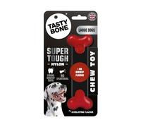 TASTY BONE Jouet en Nylon Ultra Robuste pour Chien au Bœuf Grand