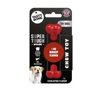 TASTY BONE Jouet en Nylon Ultra Robuste pour Chien au Bœuf Xpetit