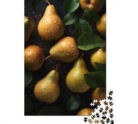 Tasty Pears Puzzle Adulte De 1000 Pièces, 70x50cm/1000pcs; Pièces Blanches pour Un Tri Pratique; Projet Tranquille pour Le W nd