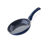 Tasty Poêle à frire anti-adhésive Ocean Blue 20 cm - Poêle de qualité supérieure en aluminium recyclé avec revêtement en céramique antiadhésif, poignée Soft Touch et compatible induction