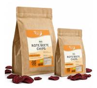 Tasty Pott chips de betterave bio, chips de légumes, collation, cuisine végétalienne, nourriture de fitness, naturellement délicieux, apéritif dans un sachet, 200 g (2 x 200 g)