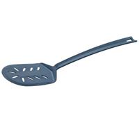 Tasty Spatule fendue monobloc en plastique 3H, 36 x 9 cm, idéale pour rôtir et crêpes, biseautée pour poêles antiadhésives, passe au lave-vaisselle, votre ami de cuisine en bleu
